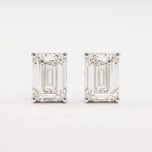 עגילי אמרלד קאט